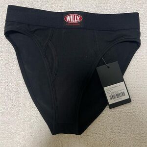 Black briefs by Willy Chavarria